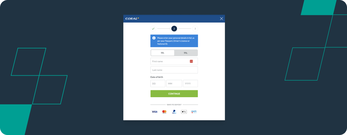 Coral Registration Process